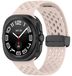 Wigento Samsung Smartwatch-band voor Samsung Galaxy Watch Ultra 47mm, siliconen, magnetische sluiting, roze