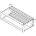 Schroff EuropacPRO Achterkap pour acier inoxydable joint EMC, 3 U, 84 PK