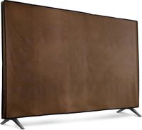kwmobile TV-hoes voor 55 inch TV cover - Beschermhoes voor televisie - Donkerbruin