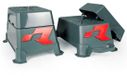 Rtech Risers de départ Support moteur Quantum Grey Polyester