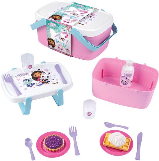Smoby - Gabby's Poppenhuis Picknickmand 2-in-1