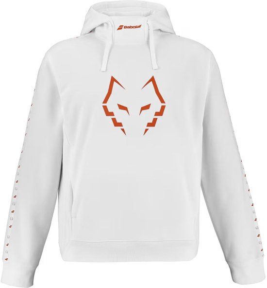 Babolat Hoodie Sweat Lebron Mannen Polyester Wit