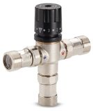 Mitigeur thermostatique 3/4", 3 voies, anti-calcaire, pour douche et lavabo