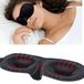 Jumada - Masque de sommeil - Deluxe - Sommeil - 3D - Masque pour les yeux - Adultes - Noir