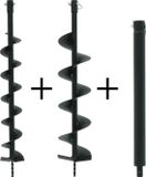 Kibani Grondboren set 100 mm + 150 mm + verlengstuk