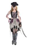 Amscan Ladies Costume Haunted Pirate Wench Size S