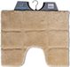 Wicotex Toiletmat Ruit Taupe 50x60cm