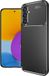 Techsuit Carbon Fiber Silicone Back Cover Hoesje Zwart voor Samsung Galaxy A54