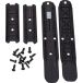 Rossignol/Fischer Turnamic IFP Junior Fixations Plaques de montage (Noir)
