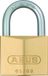 Abus Hangslot 65/25 Messing Geel