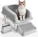 VEVOR 152,4mm Kattentoilet Open Kattentoilet Lichtgrijs