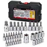 Powerbuilt 645020 35 st Master Star Bit Socket Set