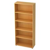 hjh OFFICE PRO Wandkast - Beuken - 80 x 33 x 188 cm - Beta 4000