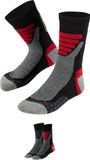 Morethansocks - Wandelsokken Unisex - 2-Paar - Zwart - Maat 42-45