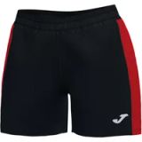 Joma Dames shorts MAXI - Zwart/Rood - Maat 140