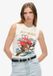 Superdry Débardeur Tattoo Rhinestone Femme Hiver Blanc