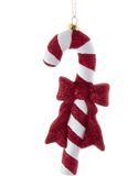 Kurt S. Adler Ornament plastic zuurstok strik l17cm