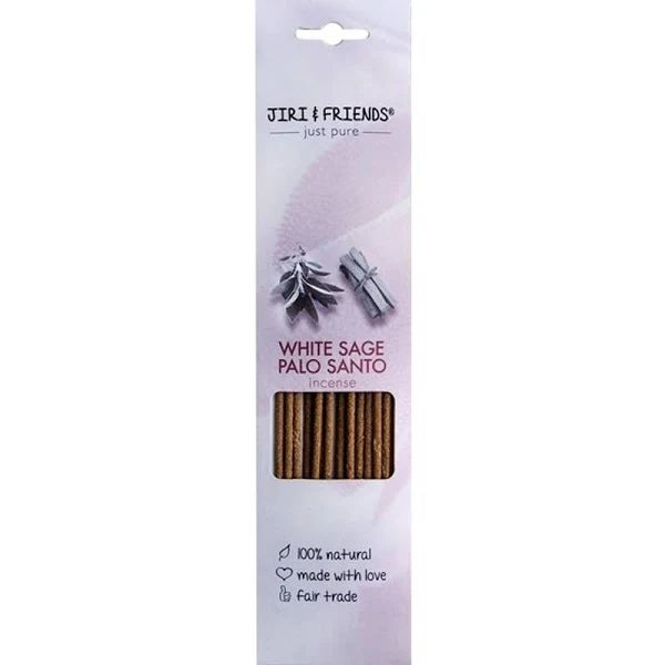 jiri & friends Palo Santo/White Sage Incense 15pcs