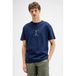 Butcher of Blue regular fit T-shirt met backprint - donkerblauw