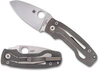 Spyderco PITS 2 M398 Vouwmes Zilverkleurig RVS