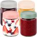 Merkloos Relaxdays Weckpot - set van 4 - 450 ml