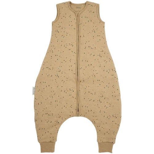 Meyco Baby Winter Slaapoverall Jumper Rib Mini Spot Toffee Melange