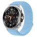 Samsung Nylon ribbelbandje - Blauw - Galaxy Watch 8 - 40mm / 44mm