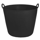 Cm cuve/seau flexible - noir - 42 litres - plastique - 45 x 37 cm