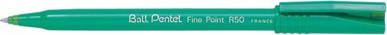 Pentel Rollerpen R50 Groen 0.4mm | 12 stuks