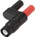 VOLTCRAFT MSC-110 Adapterstekker BNC-stekker - Bus 4 mm Recht, Geïsoleerd Zwart