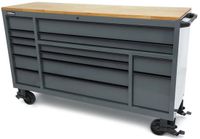Merkloos / Sans marque HBM Gereedschapswagen, 14 laden, 182 cm, grijs