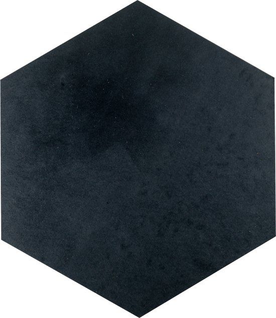 Finest by ATMK UTRECHT Zwarte Zeshoekige Snijplank - 18x21cm - Vaatwasserbestendig