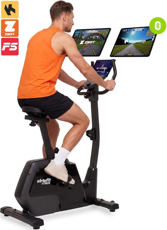 VirtuFit HTR 2.0 Ergometer Hometrainer - Fitness Bike - 24 Programs - 150 KG Max User Weight