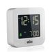 Braun BC08 Réveil numérique - Blanc - Carré