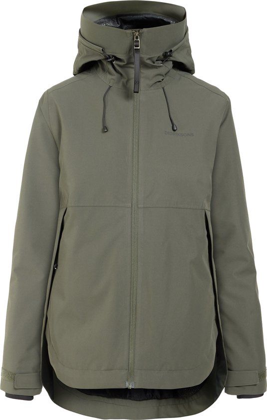 Didriksons JENNIE WNS JKT 2 Dames Outdoorjas - Deep Green - Maat 46