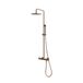 Sined PARETE LEVANTE ORO ROSA – Douche extérieure murale en acier inoxydable AISI 316L – cuivre – eau chaude et froide