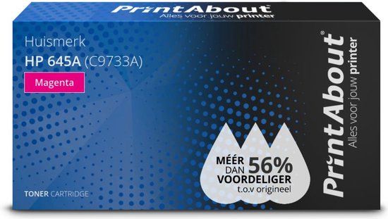 PrintAbout HP 645A (C9733A) Compatible Toner Magenta