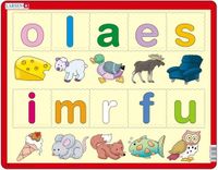 Larsen Puzzel - Leer de Noorse letters - Educatief speelgoed - 10 stukjes