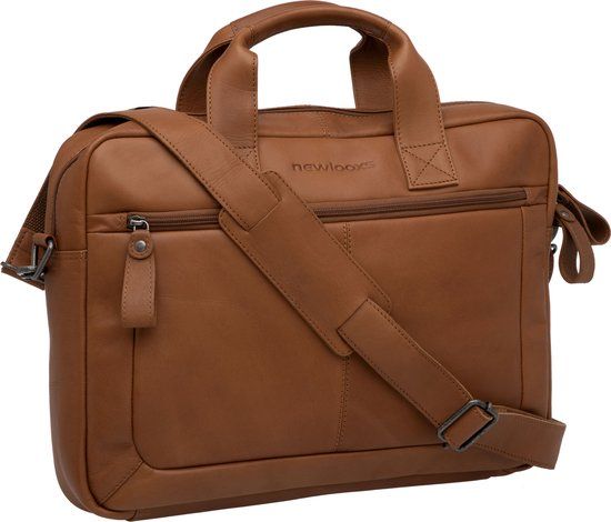 NEW LOOXS Enkele Fietstas & Schoudertas Luko 10L Cognac