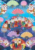 Yazz Puzzel Kokeshi World - 1000 stukjes Legpuzzel