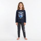 4KidsOnly Sahinler KPop Demon Hunters pyjama - Maat 140 - Katoen - Unisex - Grijs/Blauw
