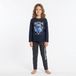 4KidsOnly Sahinler KPop Demon Hunters pyjama - Maat 140 - Katoen - Unisex - Grijs/Blauw