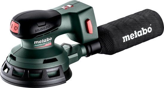 Metabo SXA 12-125 BL Accu Excenterschuurmachine - 12V - 125mm - Zonder Accu & Lader - metaBOX 215