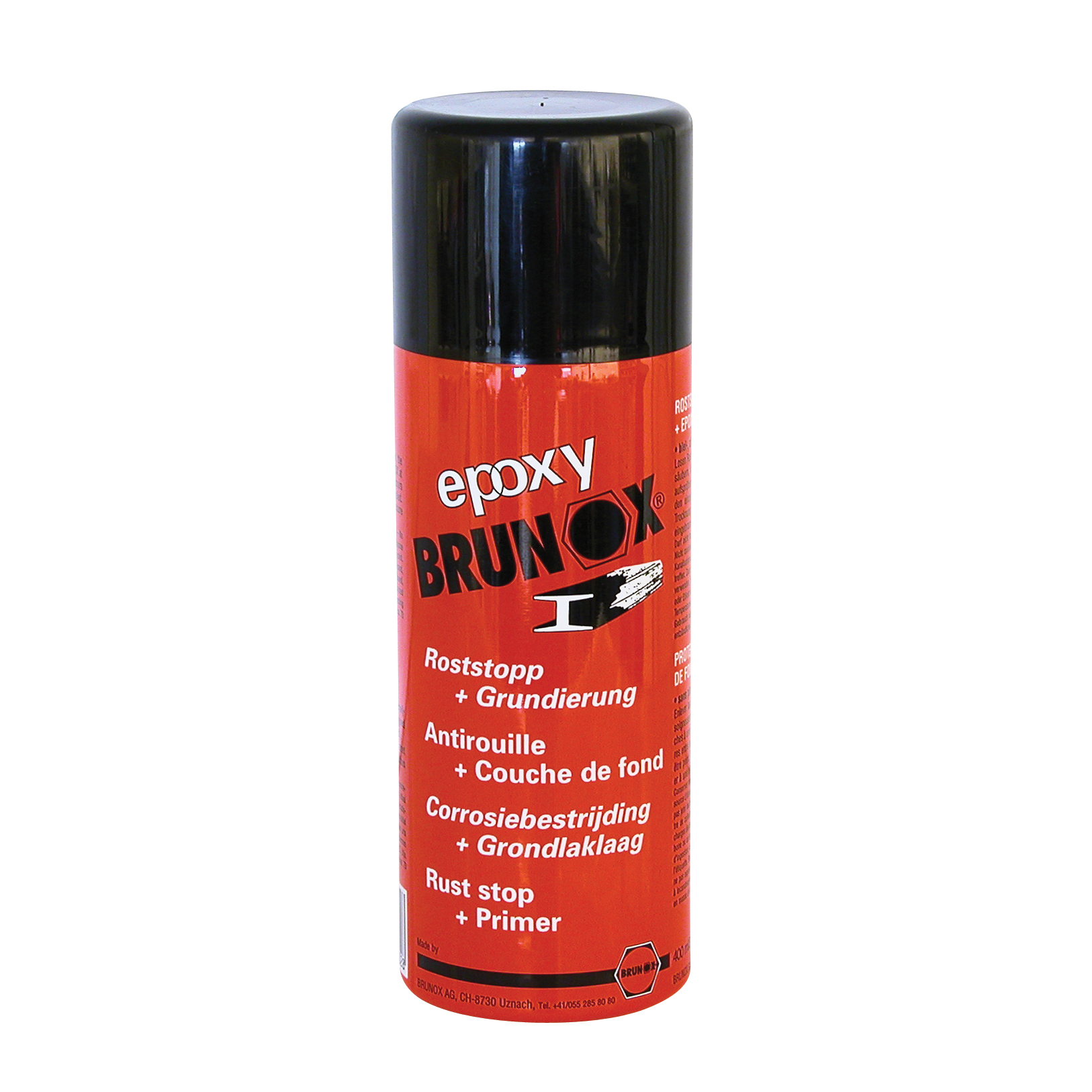 BLANCO BrunoxÂ® Epoxy Spray 400ml, spuitbus BrunoxÂ® Epoxy is een roest-omvormer en grondlaklaag ineen