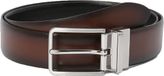 LLOYD Leren Riem Men's Belt 3.5 W85 Multi Bruine Zwart