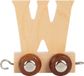 Small Foot - Houten Lettertrein - W - 12 stuks