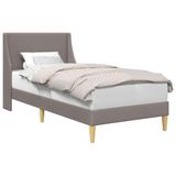 vidaXL Bedframe Effen met hoofdeinde verbindingplaat