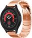 Strap-it Stalen Smartwatch bandje - Geschikt voor Samsung Galaxy Watch 5 Pro - Rosé goud