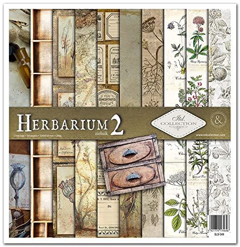 ITD Collection - Scrapbooking-pakket 30 x 30 cm, Herbarium 2, SLS049