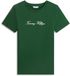 Tommy Hilfiger T-shirt pour femme Coton Manches courtes 1X Vert/Blanc Automne/Hiver 2026
